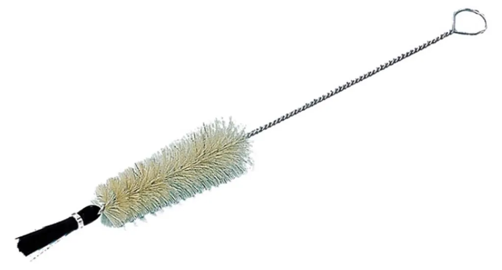 Brosse de table poils naturels purs - Ramasse-miettes en hêtre massif