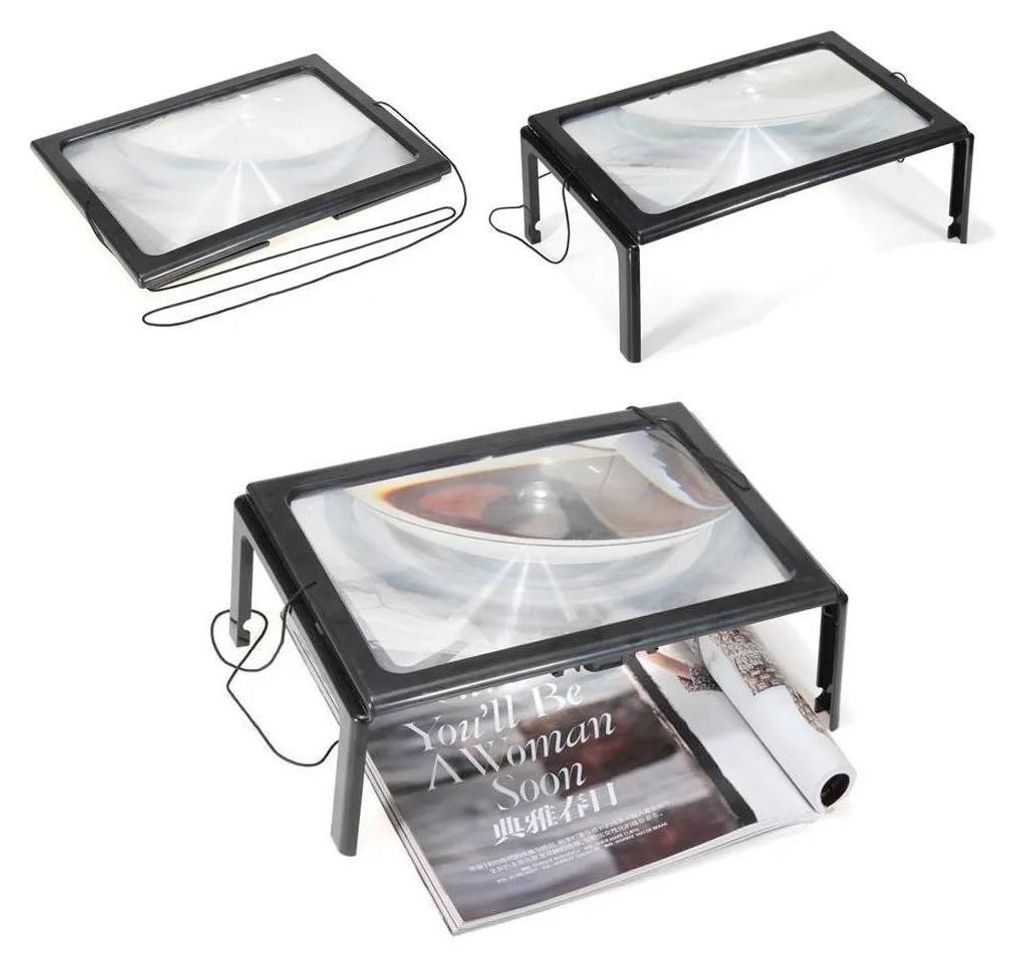 Lupa na čítanie so 4 LED diódami Obrázok produktu 