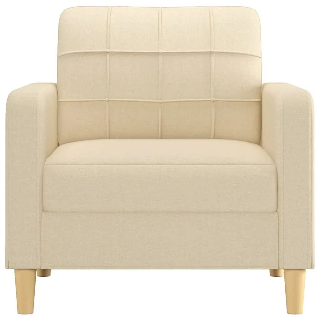 Fauteuil canapé crème 60 cm tissu : la solution compacte petits espaces - 3