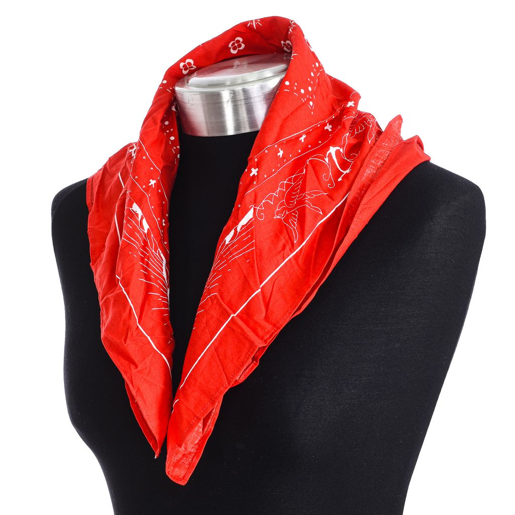 Buff Bedruckter Baumwollschal 97700 Uni