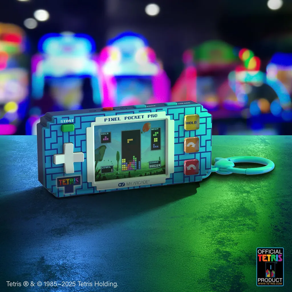 My Arcade Pixel Pocket Pro Tetris Console Portable Rétro de Collection - 3