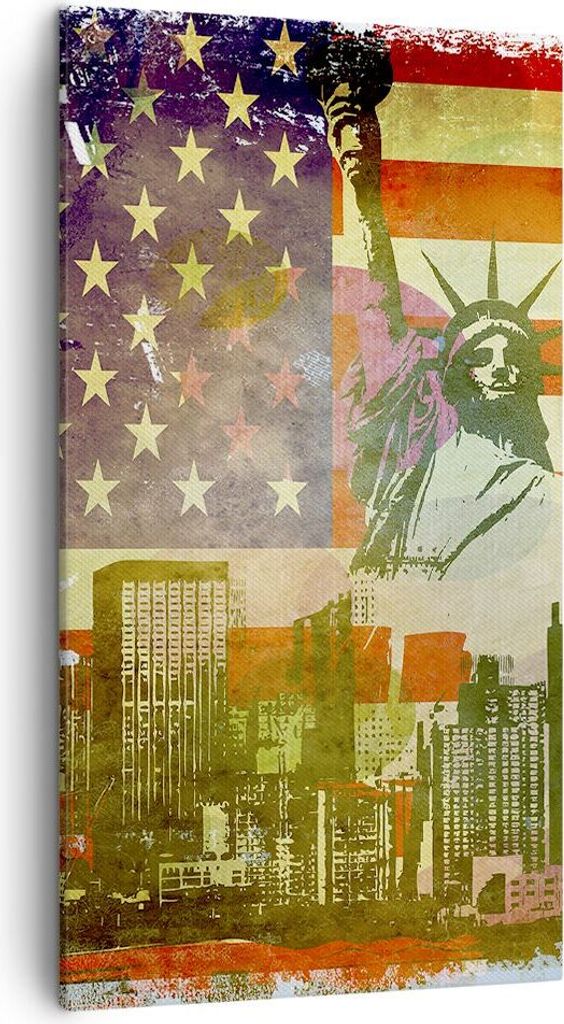 Bild auf Leinwand - Leinwandbild - Symbol USA Freiheit - Produktbild 