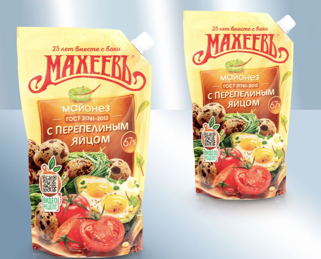 Macheew Maheev Mayonnaise mit Wachteleier 380g Махеев Produktbild 