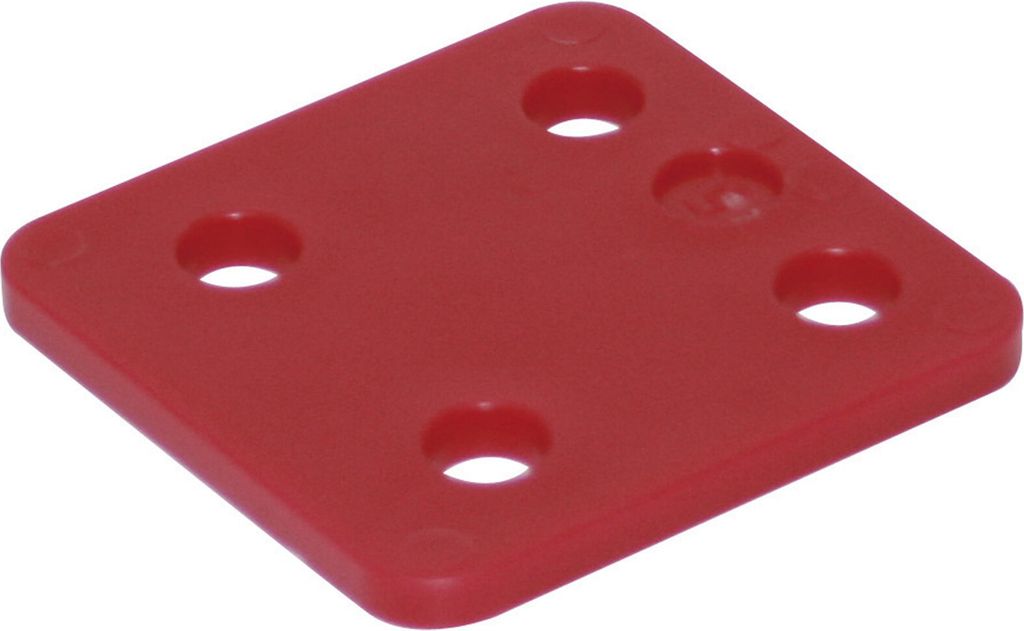 Ausgleichsplatten ohne Schlitz 5 mm Transparent - 48 Stück