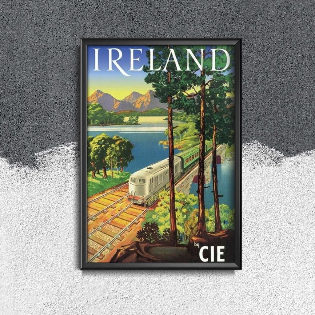Poster - Canvas - Leinwand - 29,7 cm x 42 cm - Zug Irish