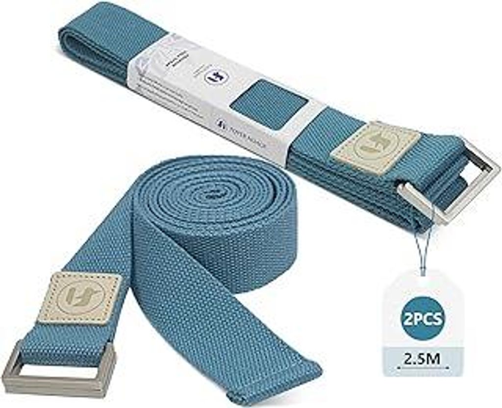 Yoga Gurt, langlebige Baumwolle Yoga strap für Stretching, verstellbare Yoga Band für Yoga, Tanz, Gym Workouts