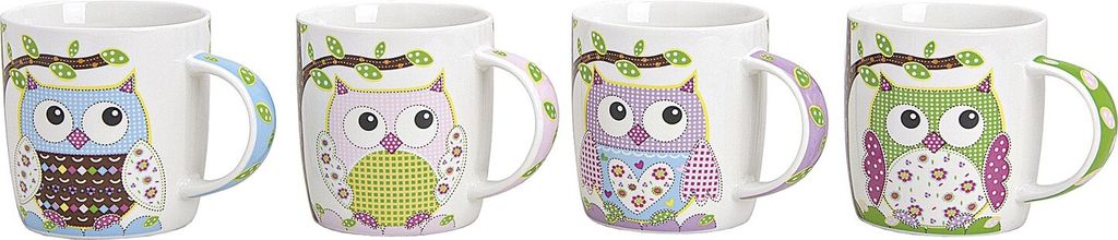 Kaffeebecher Motiv 'Eule' 9 cm sortierte Ausführung Produktbild 1