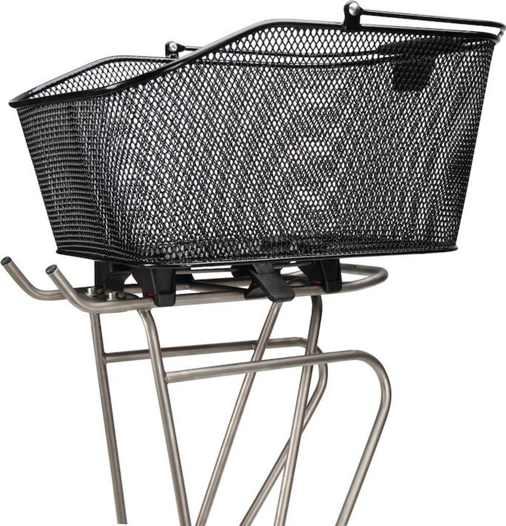 KLICKfix City Korb II, Hinten, Fahrradkorb, Schwarz, 20 l, Produktbild 