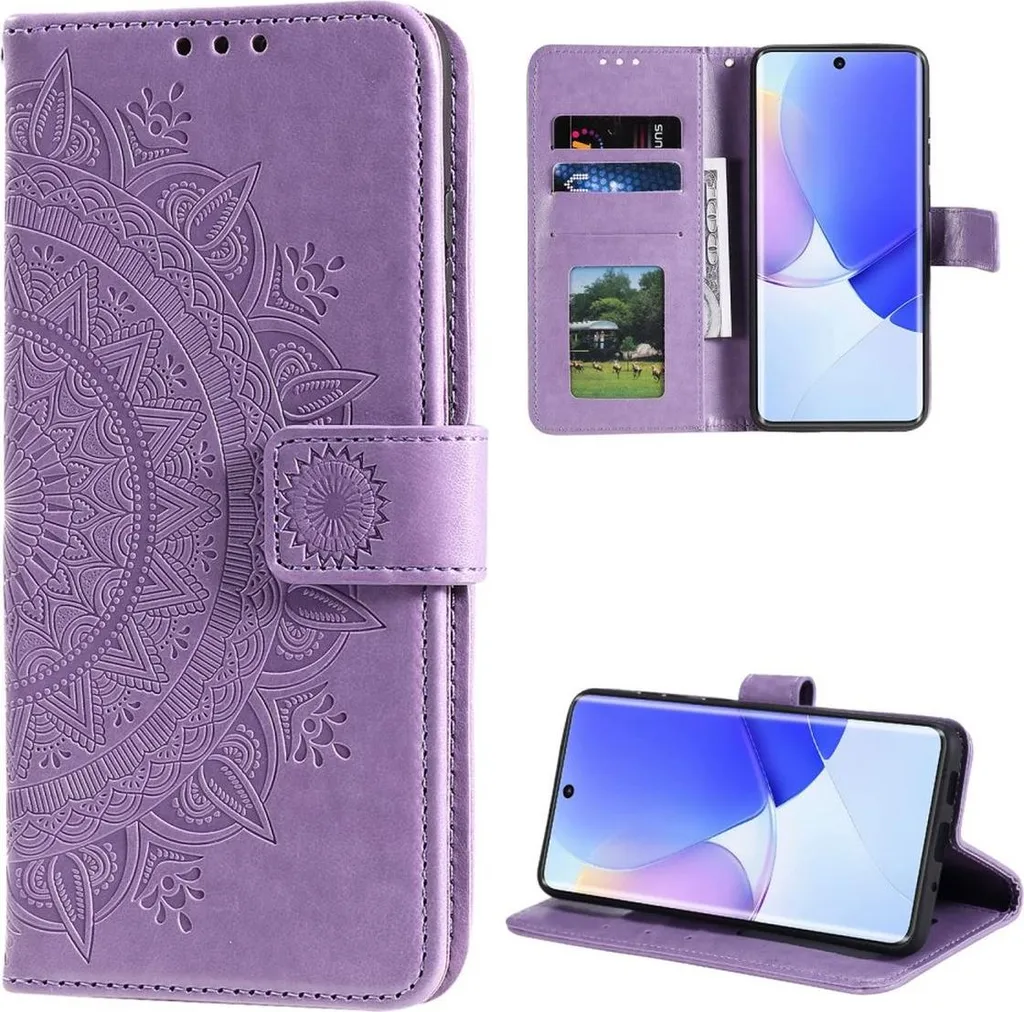 Custodia per Huawei Nova 9/Honor 50 cellulare flip case cover case Mandala bag