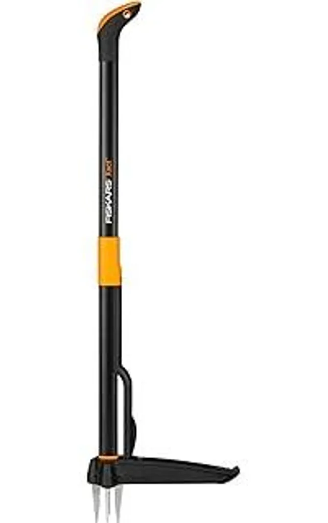 Fiskars Xact Estirpatore, lunghezza: 1 m, bracci in acciaio inossidabile/impugnatura in plastica, nero/arancione, confezione singola in cartone, 1077305
