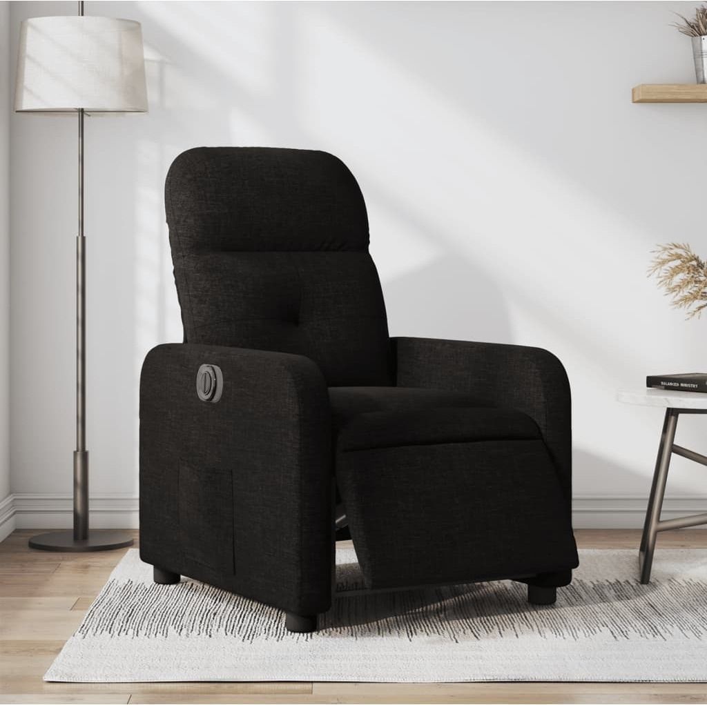 Maison Exclusive - Relaxsessel Elektrisch Schwarz Stoff