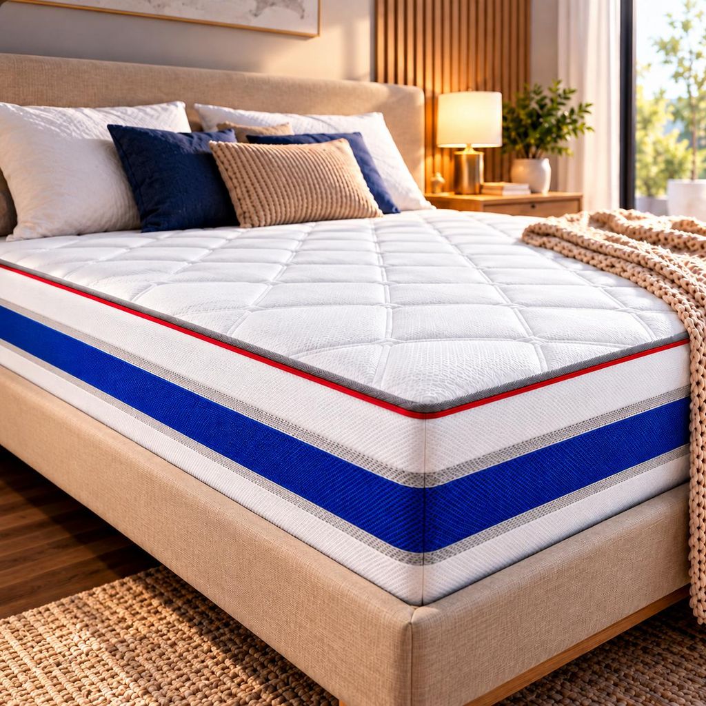 RELAXX Gel Matratze 120x200 cm mit 3D Memory Foam - 7 Produktbild 