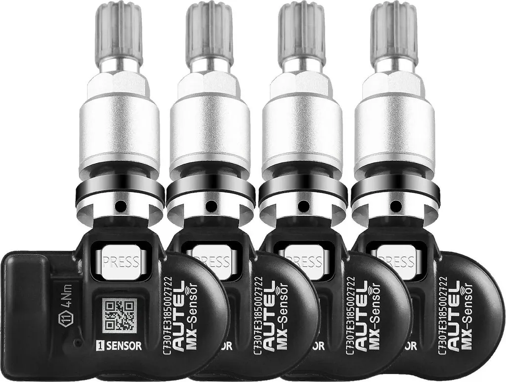 Supprimer Voyant Pression Pneu : 4 Capteurs TPMS Métal Double Fréquence