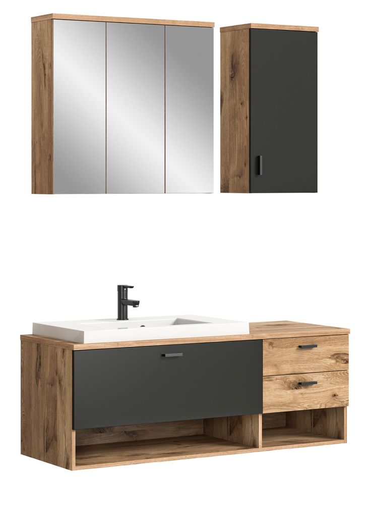 Badmöbel Set "Oderzo" 4-tlg. Komplett-Set mit Waschbecken, Produktbild 6