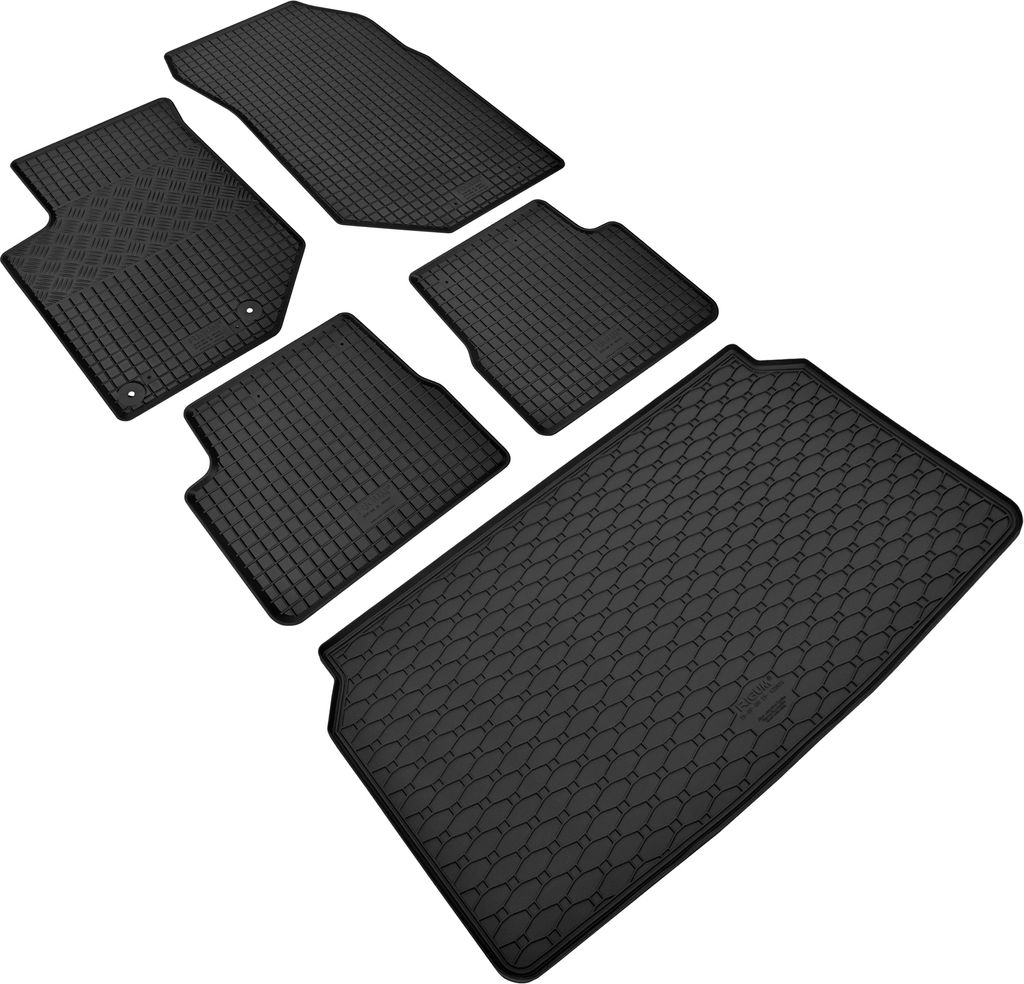 Passgenaue Gummifußmatten und Laderaumwanne von Z4L passend für OPEL Mokka ab 2021