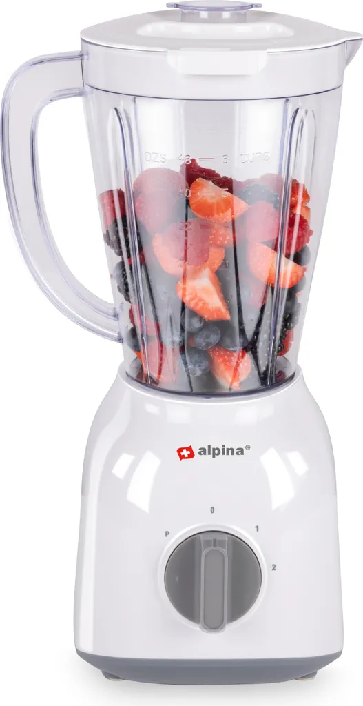 Mixeur Alpina 1,5L avec Fonction Turbo 400W Récipient Plastique Résistant