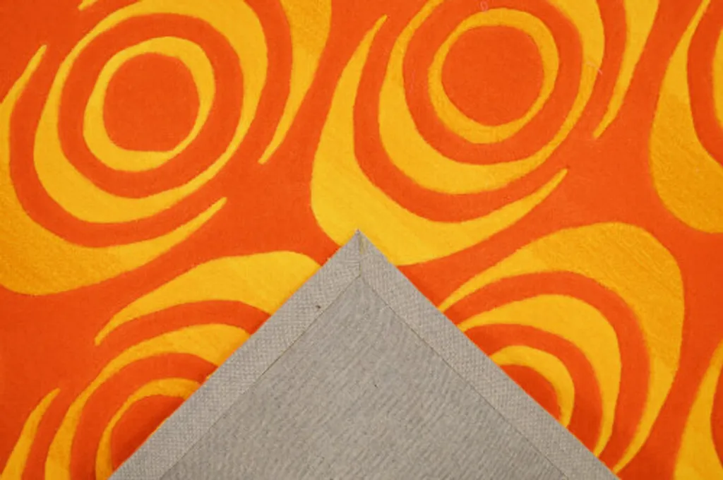 Tapis Design Pluto 1013-05 Jaune en Fibres Robustes de 200x300 cm - 6