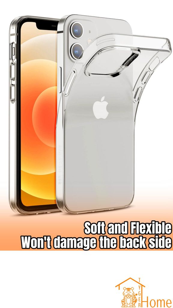 Transparant hoesje geschikt voor iPhone - Shockproof Protective Case doorzichtig siliconen hoesje geschikt voor Apple iPhone, Clear Cover, Dotted F...