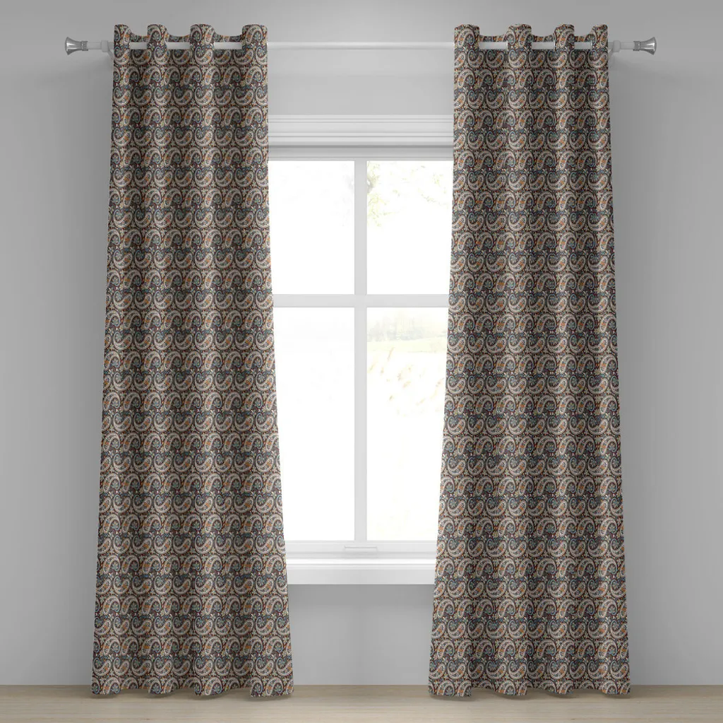 Tenda Orientale Paisley ABAKUHAUS | Jacquard Vintage 280x225 cm
