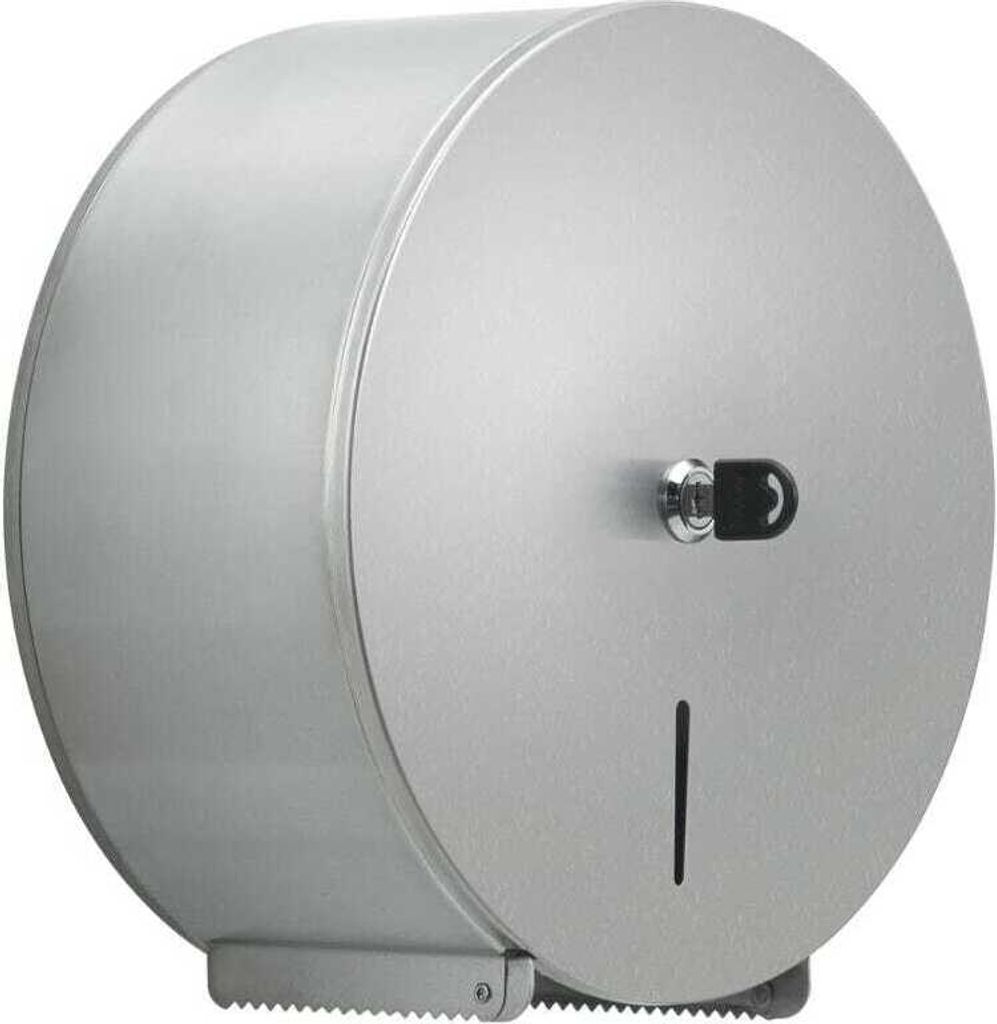 Toilettenpapierhalter mit Sicherheitsverschluss aus gebürstetem Edelstahl