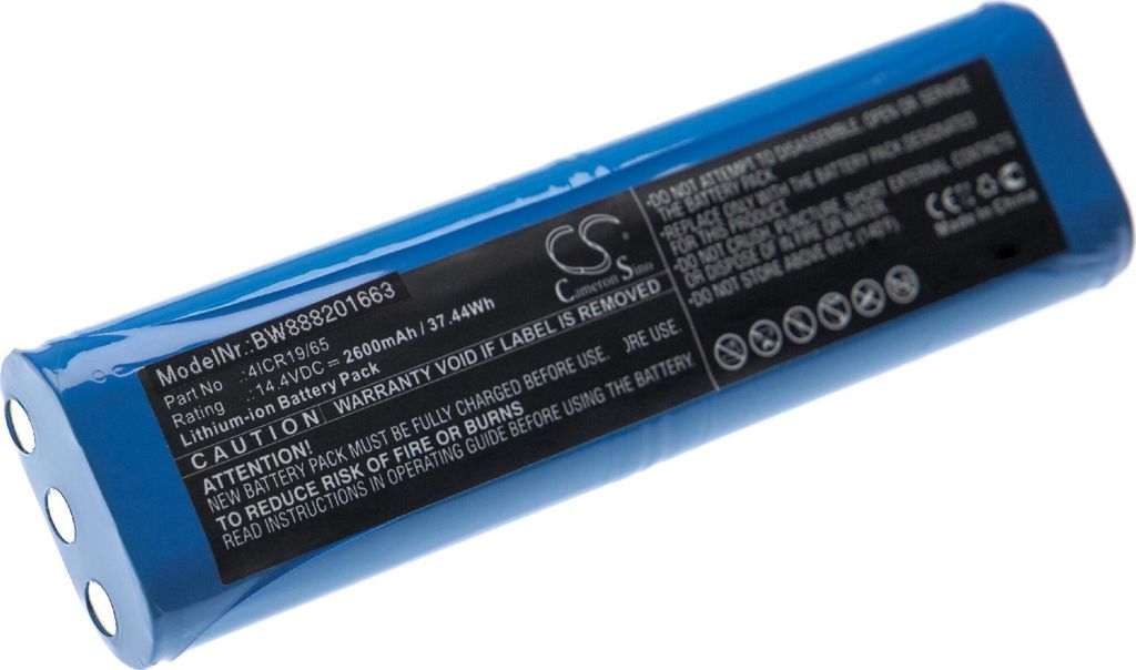 vhbw Akku kompatibel mit Philips FC8812, FC8810, FC8820, FC8830, FC8822/01, FC8822, FC8812/01, FC8832 Staubsauger (2600 mAh, 14,4 V, Li-Ion)