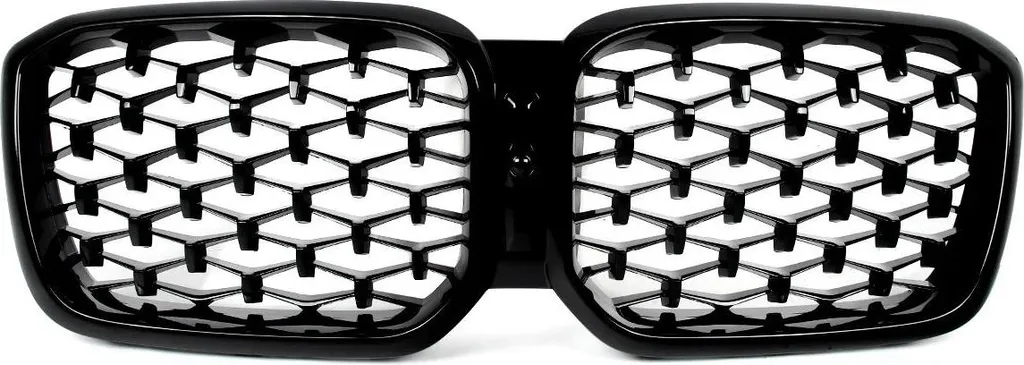 Calandre double lame noire brillante, grille de radiateur sport BMW