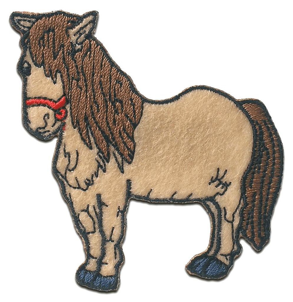 Pferd Tier - Aufnäher, Bügelbild, Aufbügler, Applikationen, Produktbild 