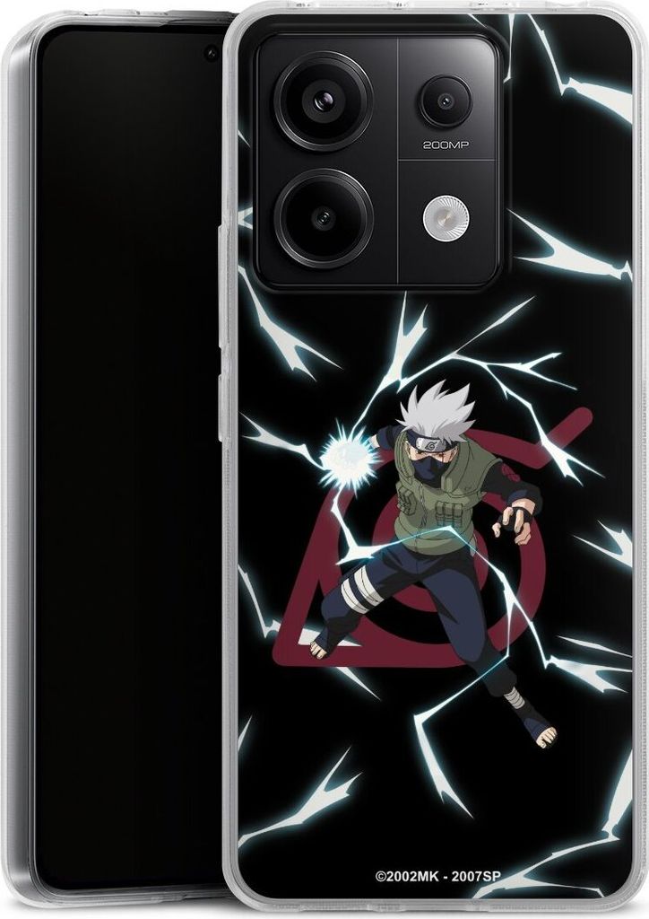 DeinDesign Handyhülle für Xiaomi Redmi Note 13 Pro 5G Silikon Hülle Case Smartphone Schutzhülle Naruto Shippuden Offizielles Lizenzprodukt Kakashi