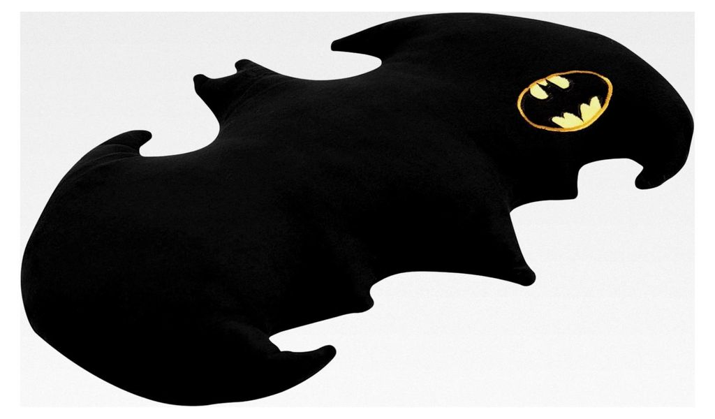 DC Comics Batman Kissen - Fledermaus Superhelden Dekokissen 60 x 37 cm