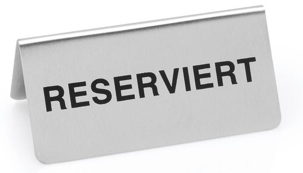 Reserveringsbord, afmetingen 10 x 5 x 5 cm Productafbeelding 