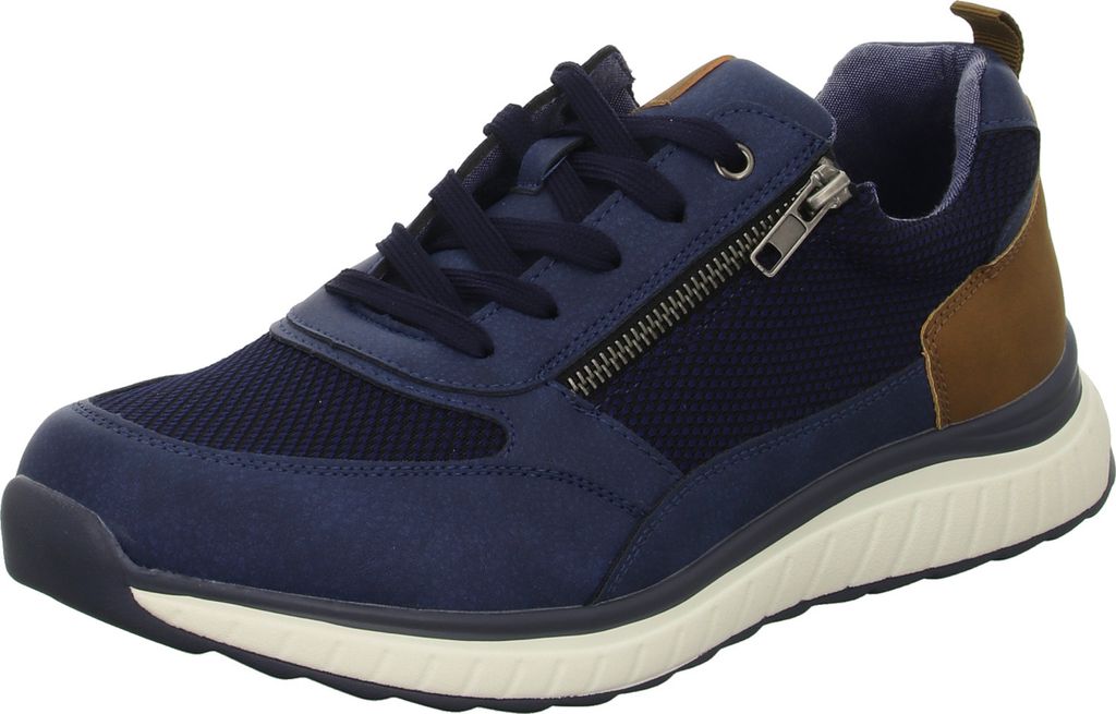 BOXX Herren-Schnürhalbschuh Blau, Farbe:blau, EU Größe:46