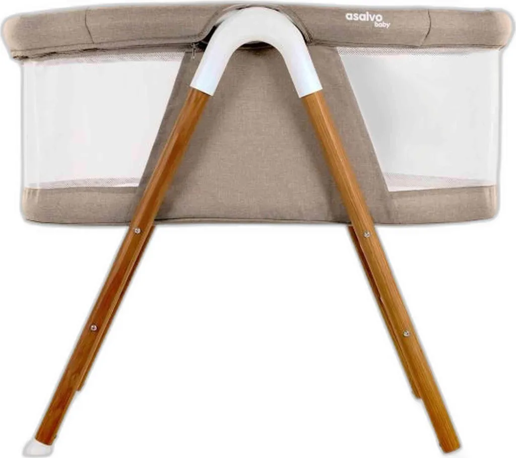 Poussette Canne Compacte Asalvo Beige Confortable et Légère