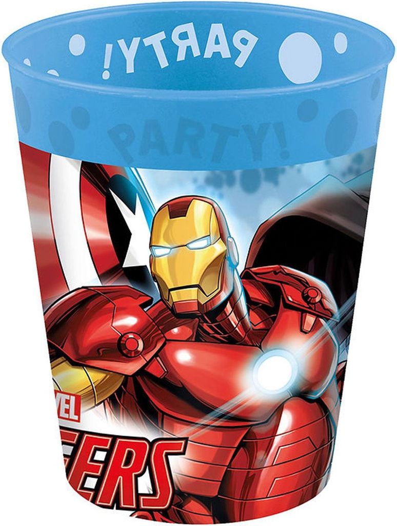 Mehrweg Becher 250 ml Marvel Avengers | 4 Stück