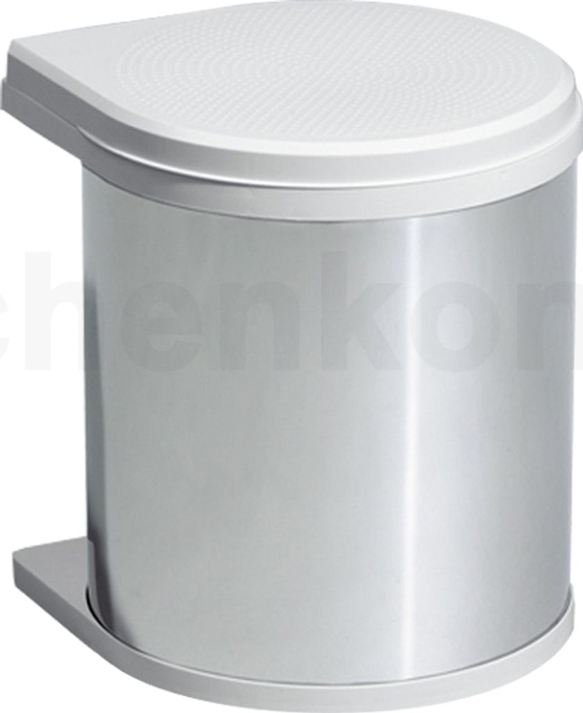 HAILO 3512-01 Abfallsorter 12 Liter Hailo MONO ab 40cm Schrankbreite, weiß/edelstahl