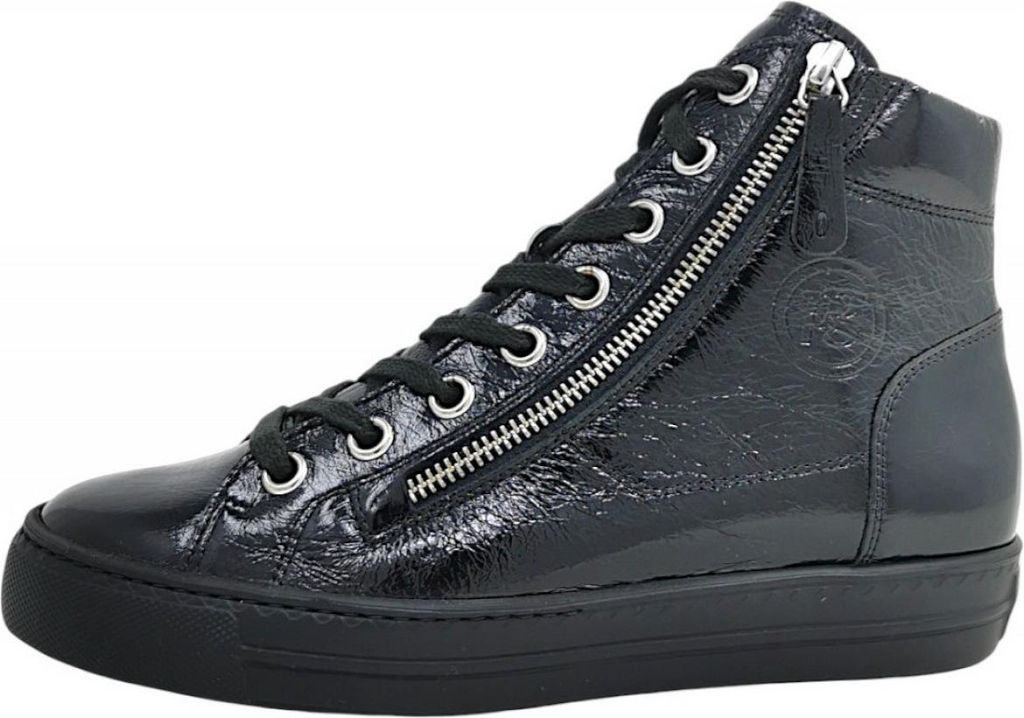 Paul Green Damen Schnürstiefel in Schwarz, Größe 6