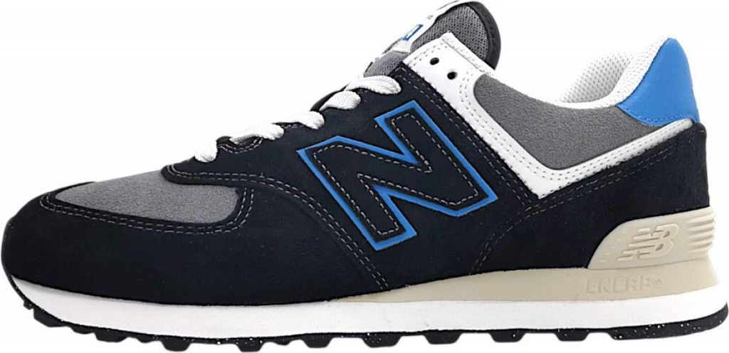 New Balance 574 sportlicher Schnürer Schwarz in Gr. 43