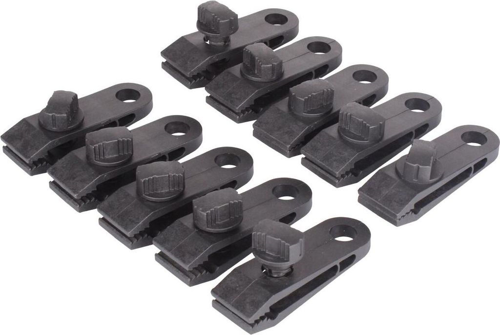 Set Clip 10 Zeltseilclip-Packung 1 Set