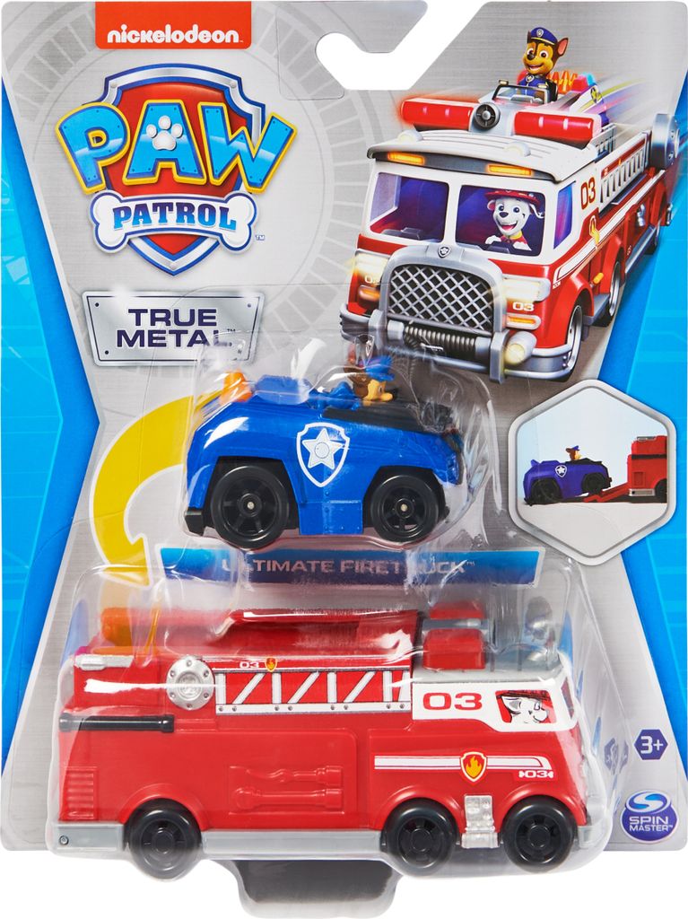 Spin Master - True Metal Firetruck Die-Cast Team Vehicle Obrázok produktu 