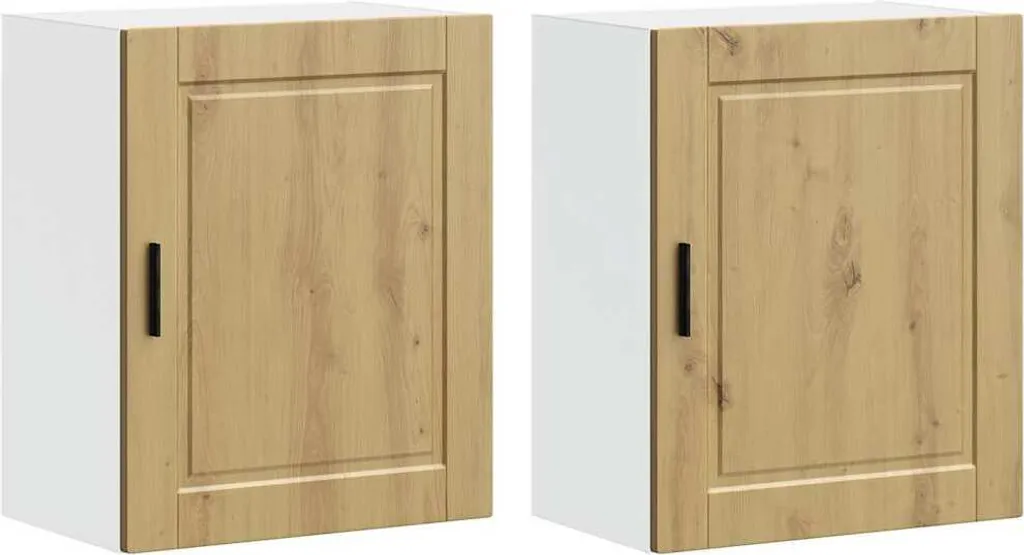 Pensili Cucina vidaXL 2 Pezzi Rovere Artisan: Organizzazione Garantita - 1