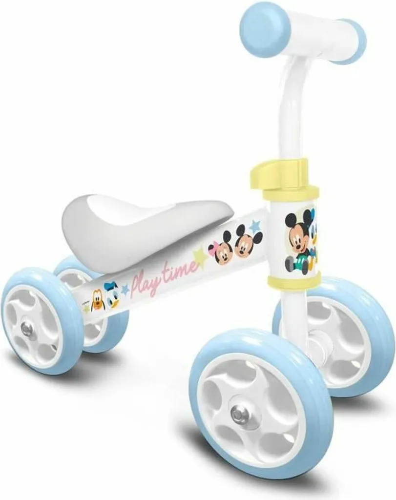 Vélo 4 roues Mickey Disney stable pour rassurer l'enfant qui débute