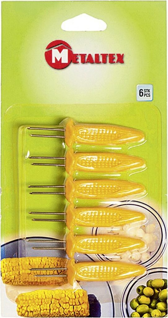 METALTEX Maiskolbenhalter 6 Stk. / Maiskolben - Halter / Produktbild 