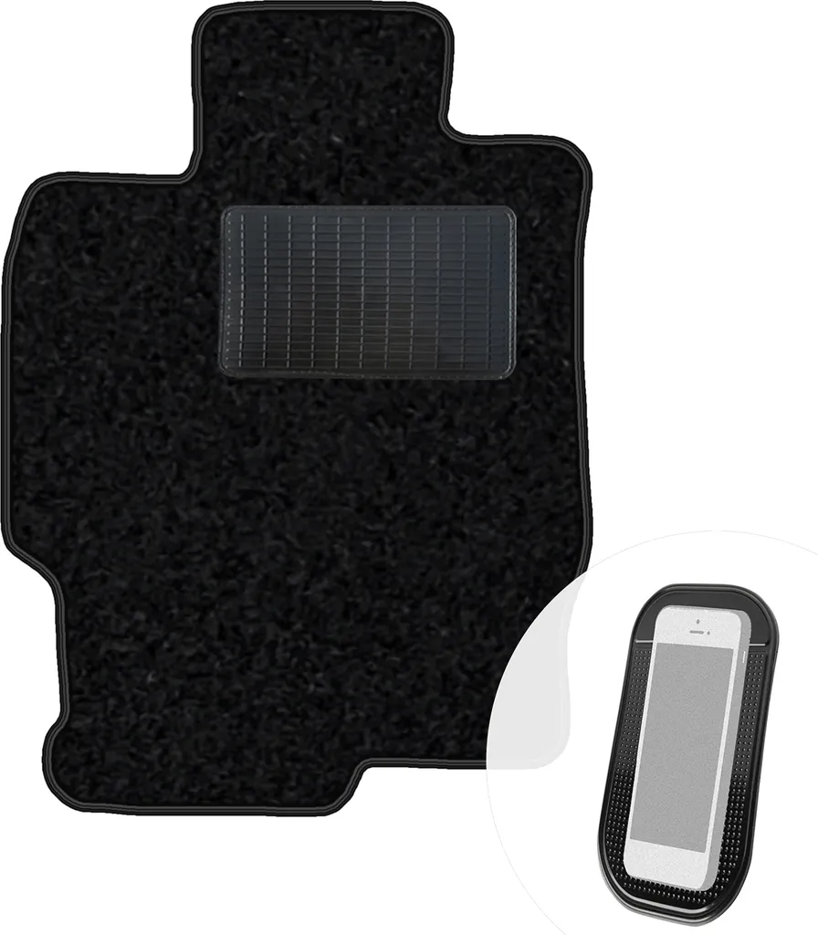Tappetino Auto Mazda 6 II 2008-2012 Velours Nero - Qualità Premium