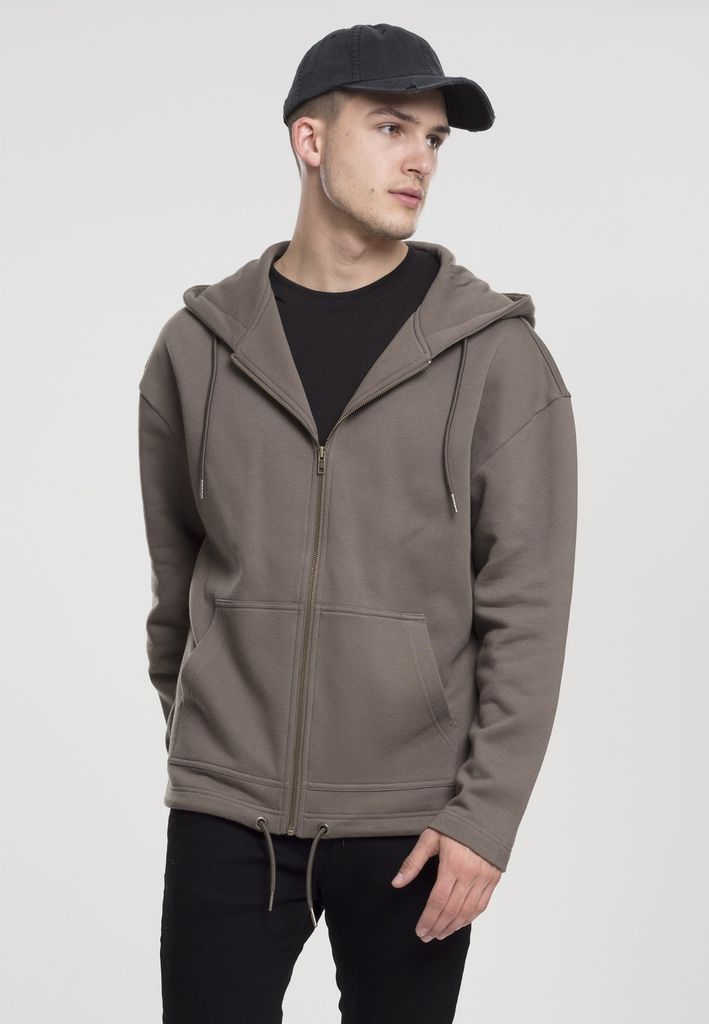 Urban Classics Hoodie Zip Long Sweat Zip Hoody Black-M