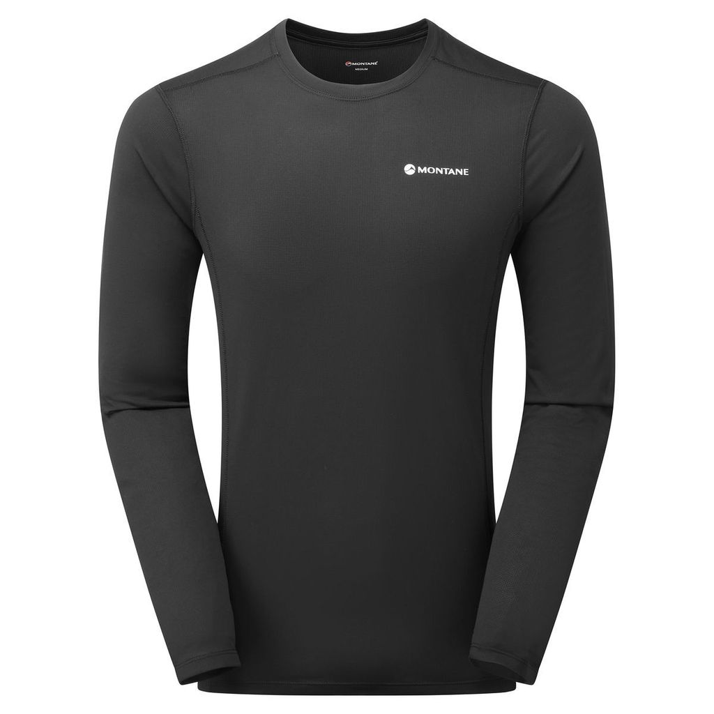 Montane Dart Lite Langarm-t-shirt Schwarz XL Mann Schwarz XL