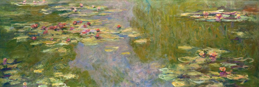 Claude Monet Kunstdruck Bild - Seerosen, 1919 (53 x 158 cm)