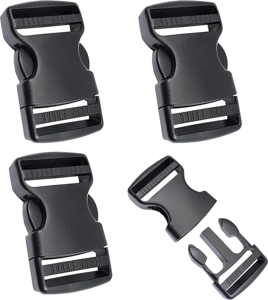 4 seitliche Schnallen, 15 mm, Schnallen-Clip, Rucksack-Ersatzschnalle, Nein, NO