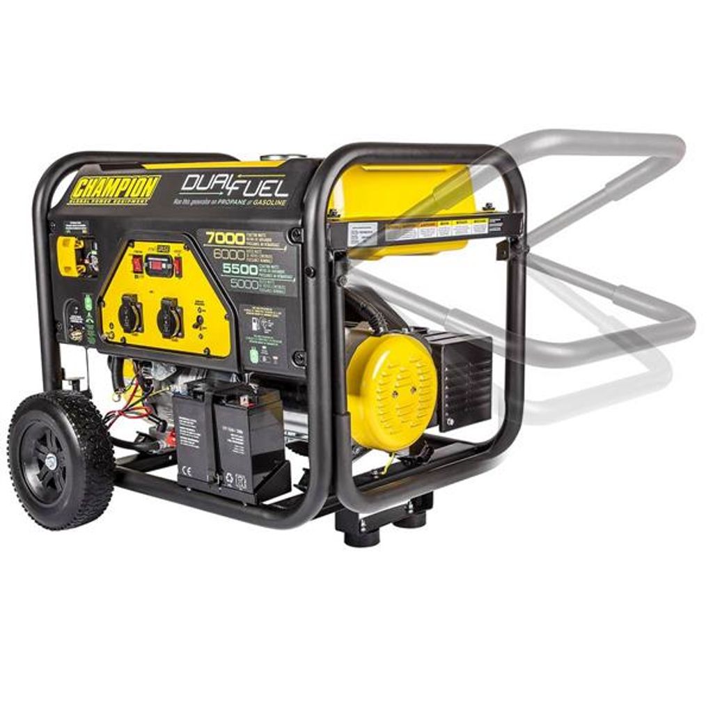 Champion Power Equipment Stromaggregat Benzin + Gas 7000 Produktbild 11