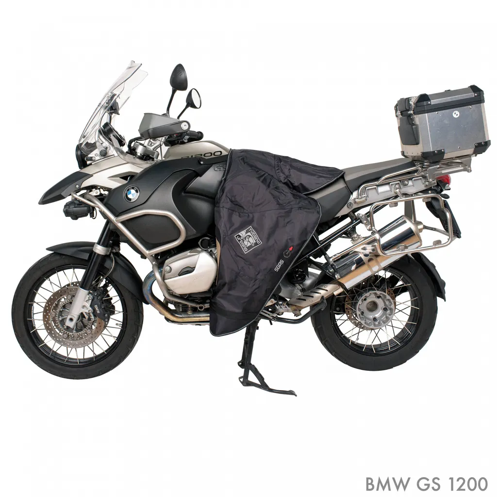 Couvre-jambes moto Tucano Urbano Gaucho noir pour BMW R1200GS de 2012