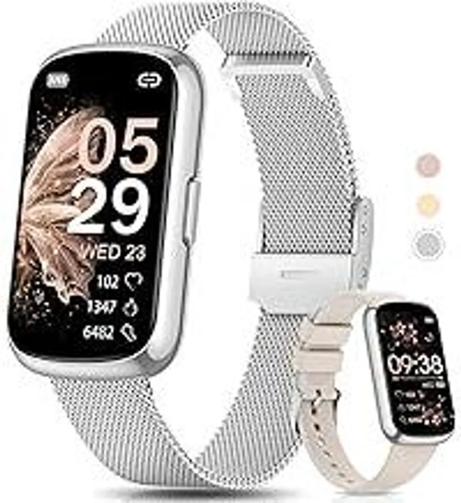 Smartwatch Donna Sanorum 1.47 Fitness Argento: Elegante e Preciso
