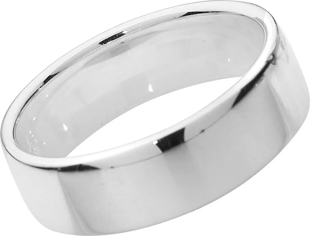 Alliance Homme Femme 6mm en Argent 925 - Bague Confort Taille 69 TRS13911